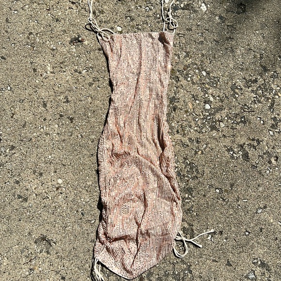 Champagne sequin dress NWT - Picture 2 of 5